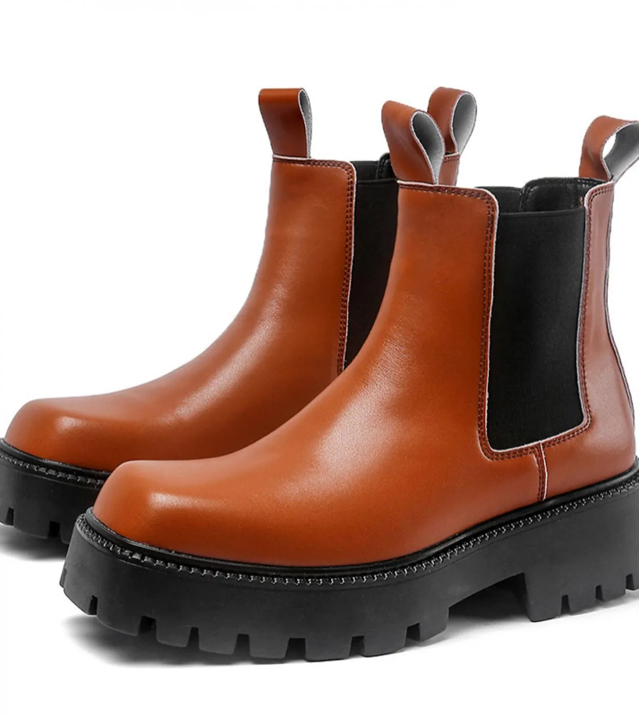 2022ss Stivali antinfortunistici da uomo Stivali da uomo traspiranti Chelsea Punta quadrata Minimalista Scarpe da uomo Stivali d