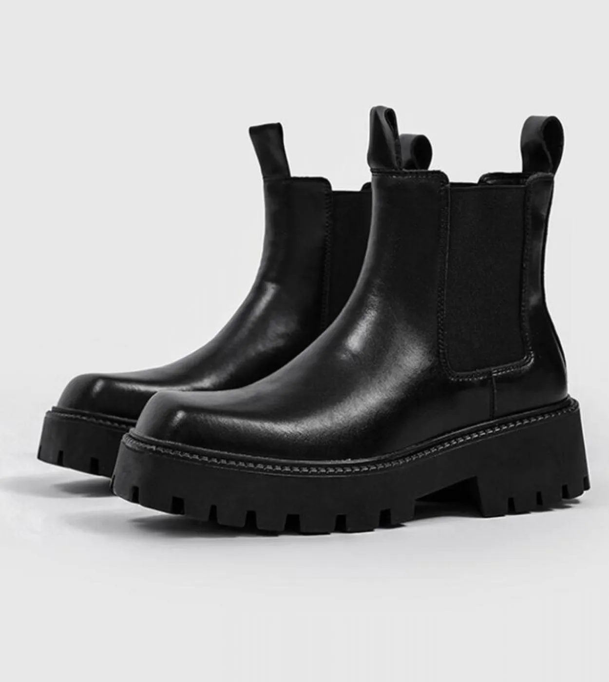 2022ss Stivali antinfortunistici da uomo Stivali da uomo traspiranti Chelsea Punta quadrata Minimalista Scarpe da uomo Stivali d