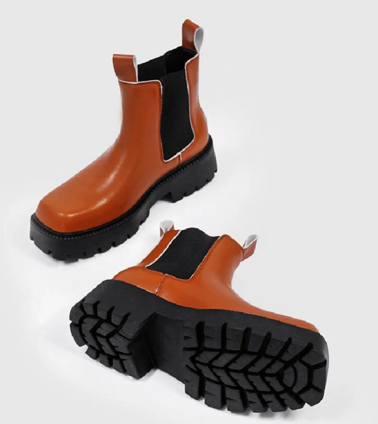 2022ss Stivali antinfortunistici da uomo Stivali da uomo traspiranti Chelsea Punta quadrata Minimalista Scarpe da uomo Stivali d