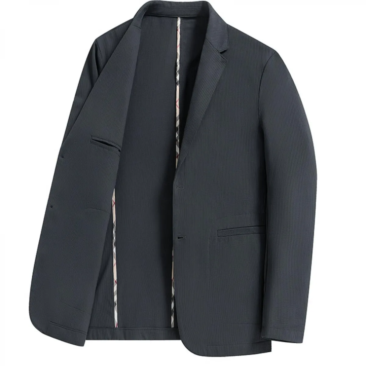 2023 Estate Luce di Colore Solido Degli Uomini di Vestito A Prova di Sole M 4xl Business Casual Giacca Monopetto Slim Fit Giacca