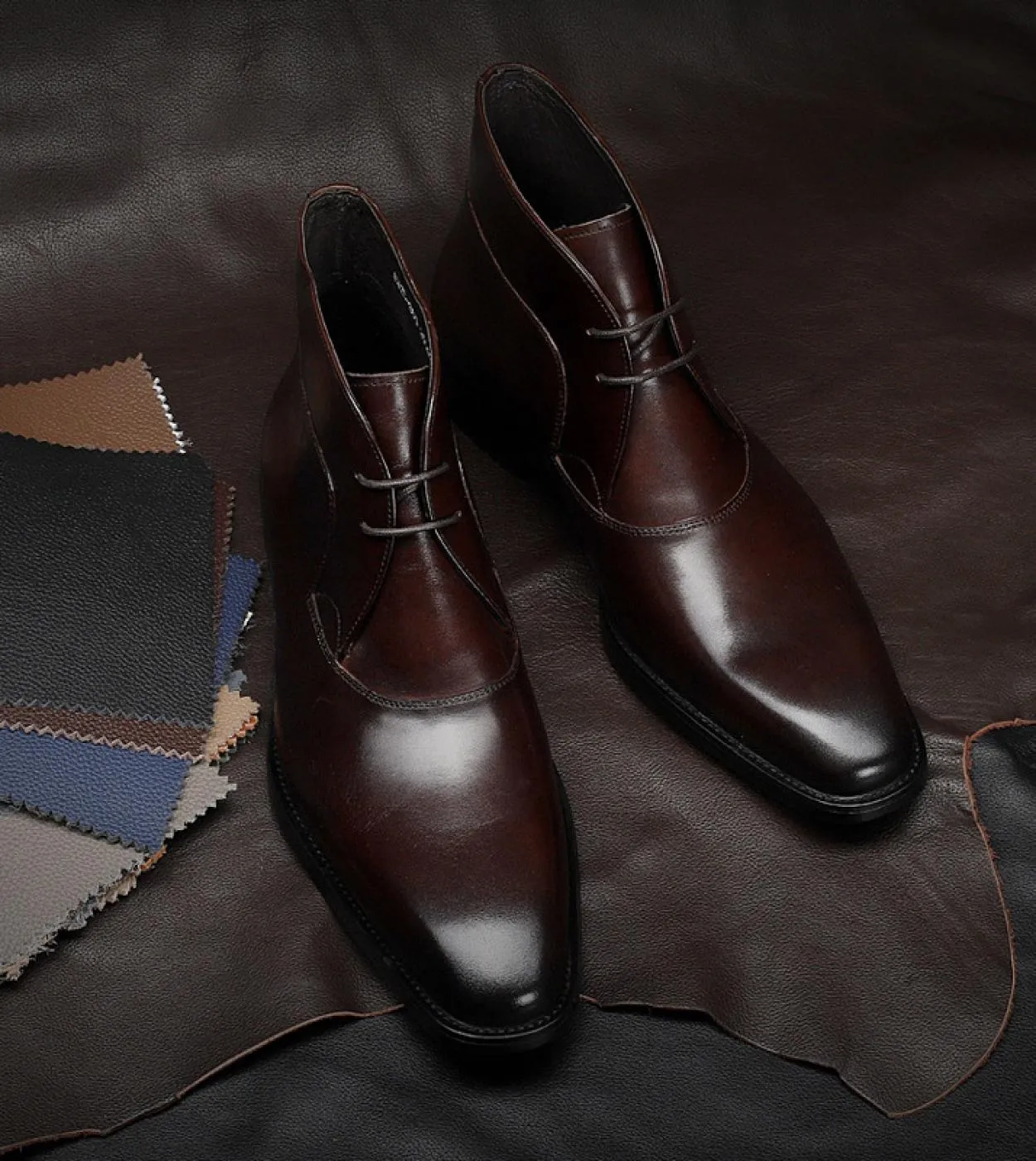 2023 Fashion Mens Boots Luxury Genuine Leather New Style Ankle Chelsea Boots Comfortable Quality Casual Man Leather Wor