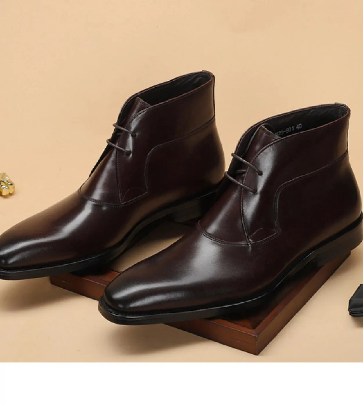 2023 Fashion Mens Boots Luxury Genuine Leather New Style Ankle Chelsea Boots Comfortable Quality Casual Man Leather Wor