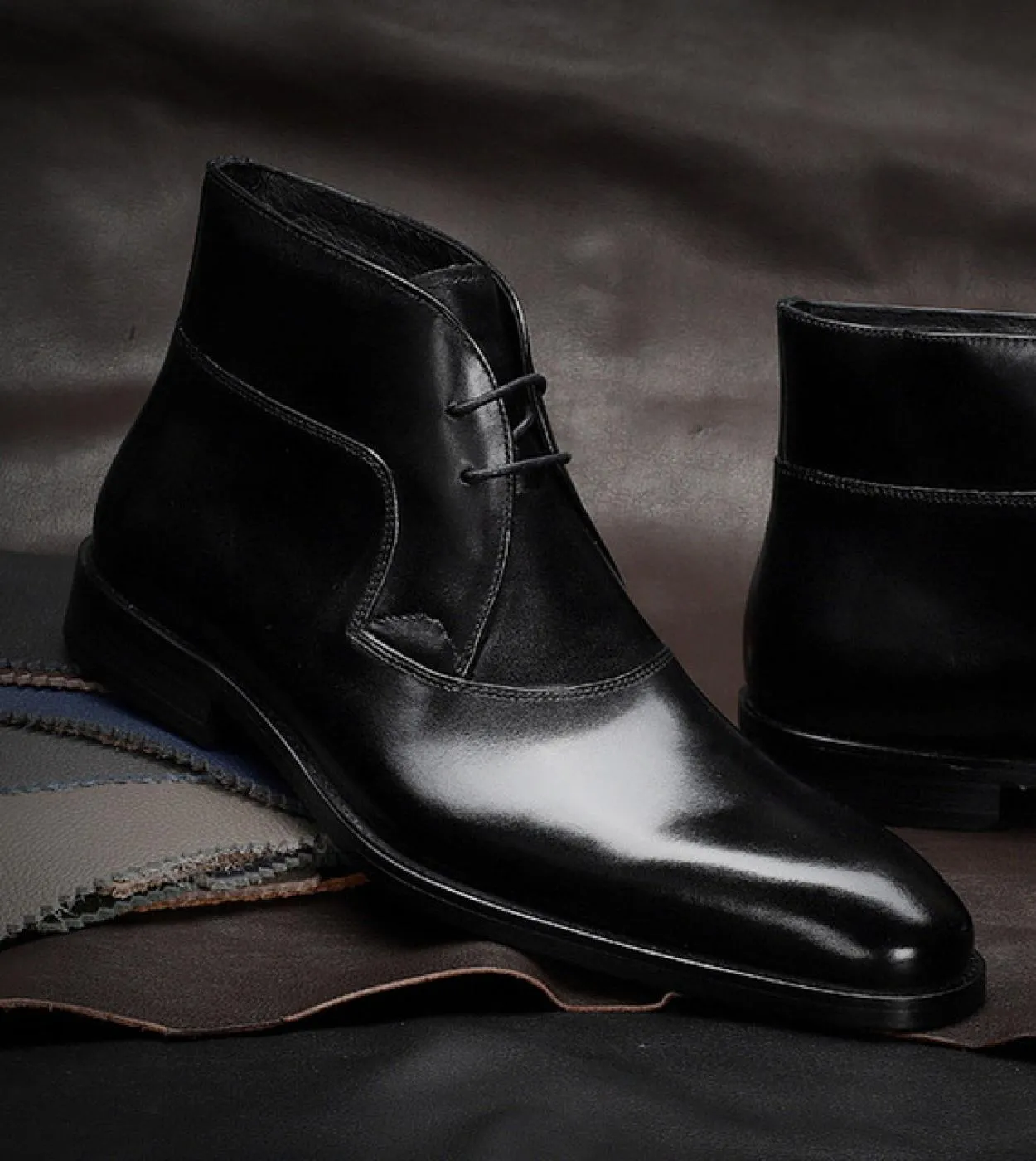 2023 Fashion Mens Boots Luxury Genuine Leather New Style Ankle Chelsea Boots Comfortable Quality Casual Man Leather Wor