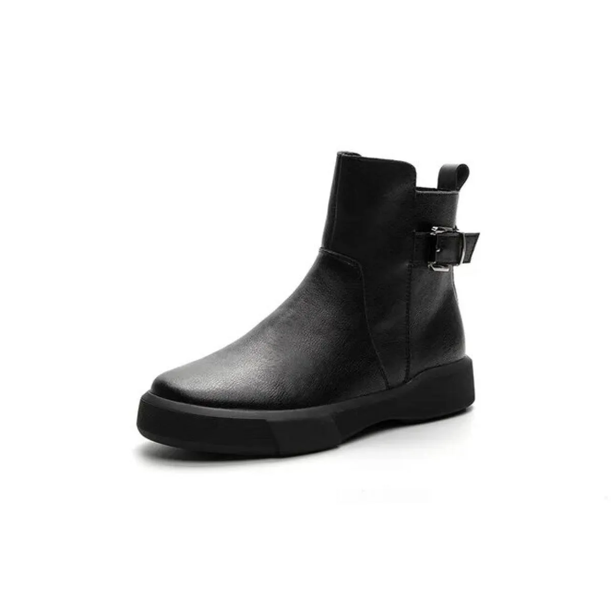 2023 nuovi stivali da donna autunno inverno scarpe da donna in pelle stivaletti piatti Casual retrò stivali con piattaforma femm