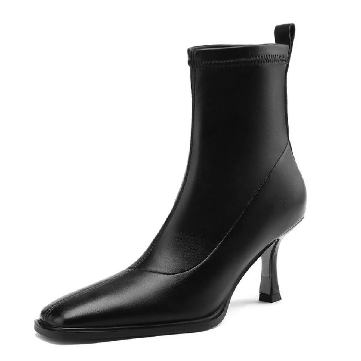 2024 Stivaletti da donna Autunno Inverno Lavoro Casual Tacchi alti Scarpe in vera pelle di qualità Donna Taglia 34 42