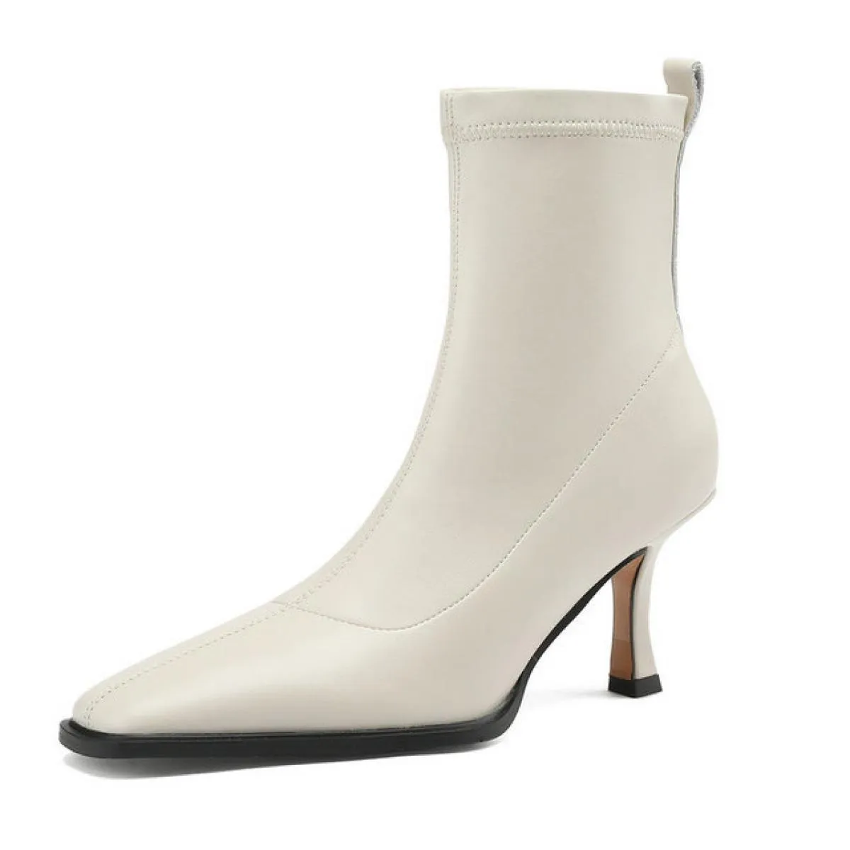 2024 Stivaletti da donna Autunno Inverno Lavoro Casual Tacchi alti Scarpe in vera pelle di qualità Donna Taglia 34 42