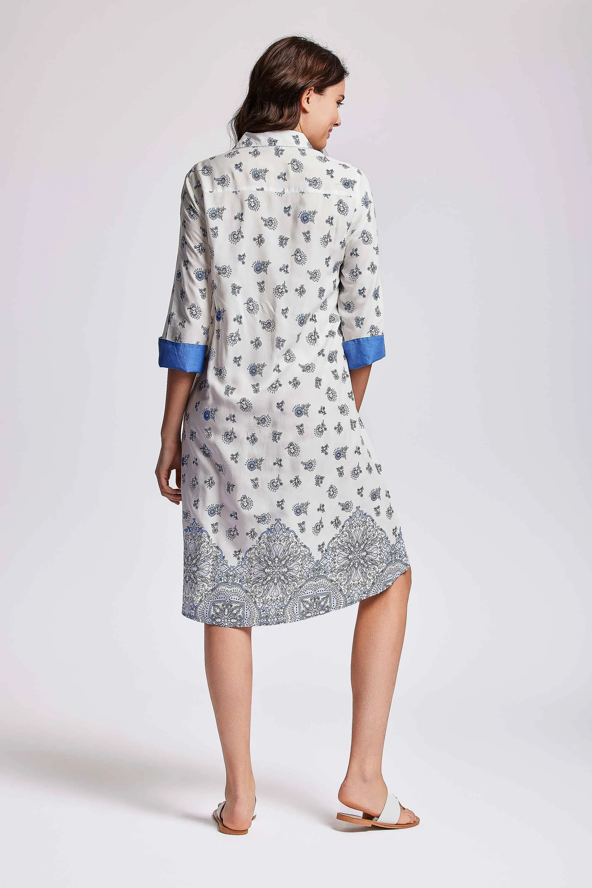 ABITO CAMICIA CON MANICA A 3/4 ROMINA