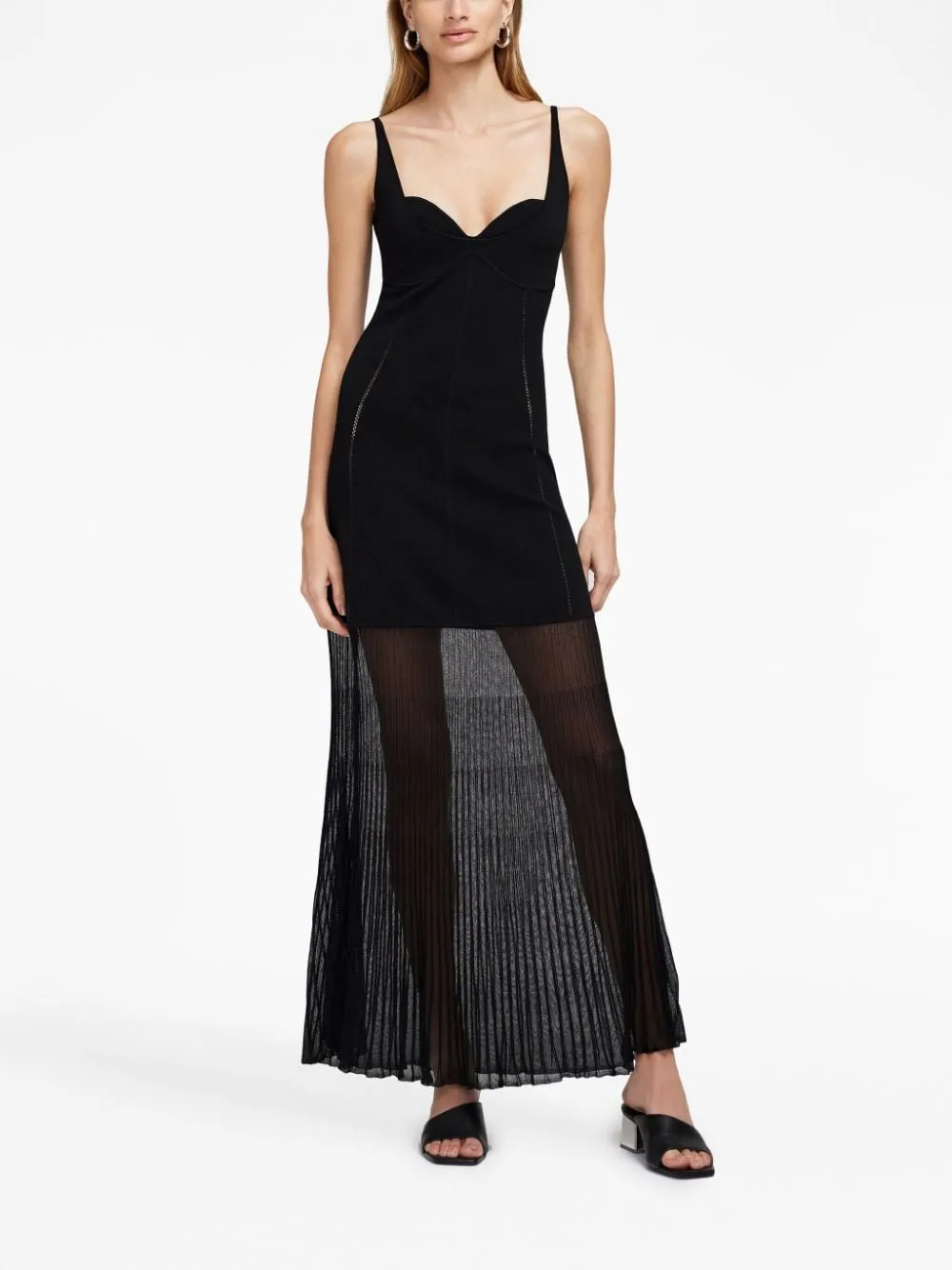 Abito Stefana lungo in nero - donna