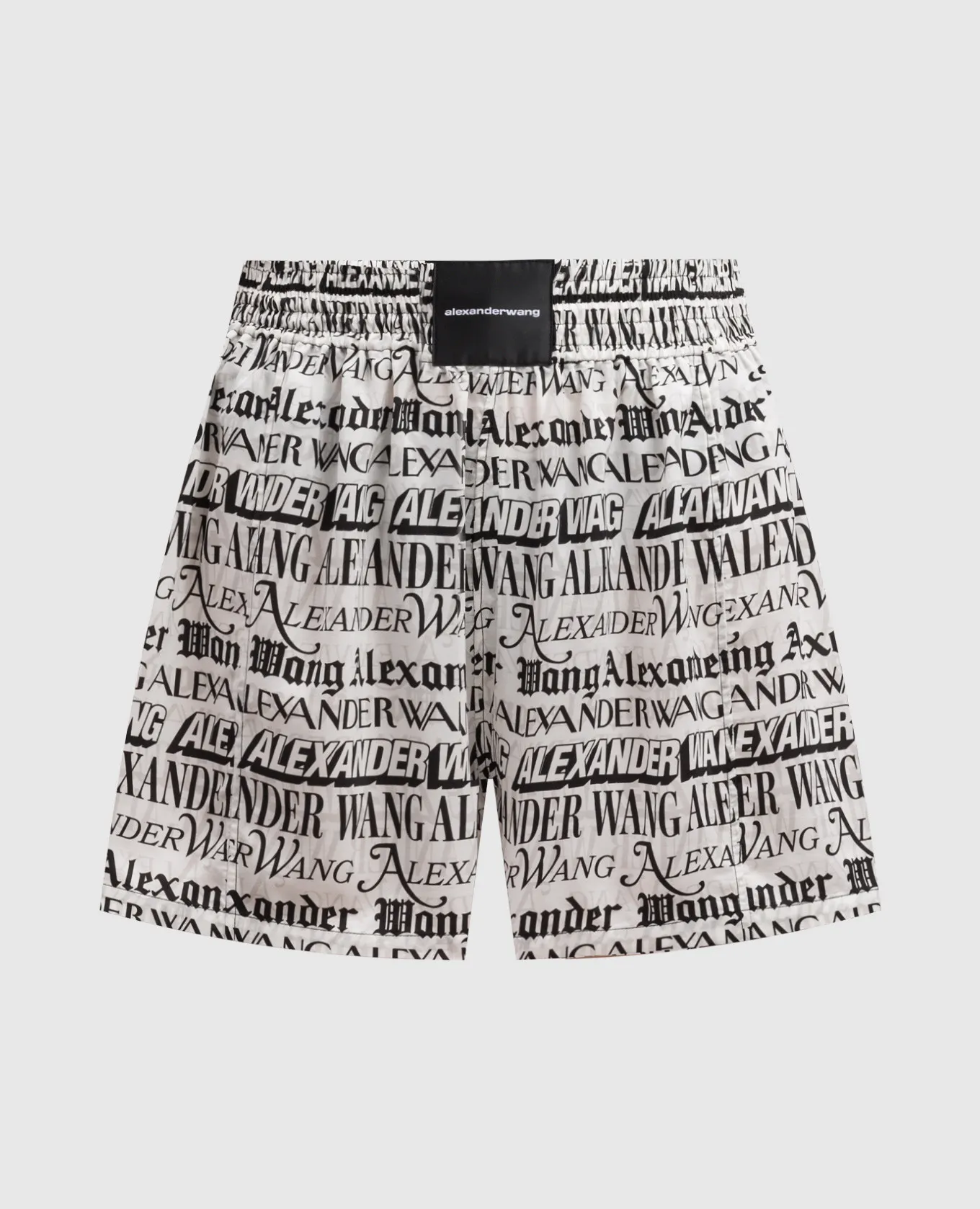 Alexander Wang Shorts bianchi con stampa logo UWC2244095