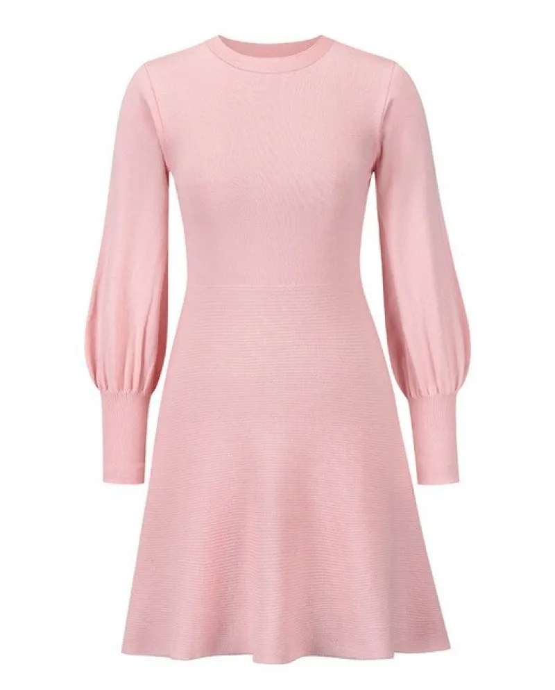 Autunno Inverno di Alta Qualità Delle Donne Abiti Lavorati A Maglia Maglione Solid Pullover Manica Lunga Lanterna O Collo Maglio