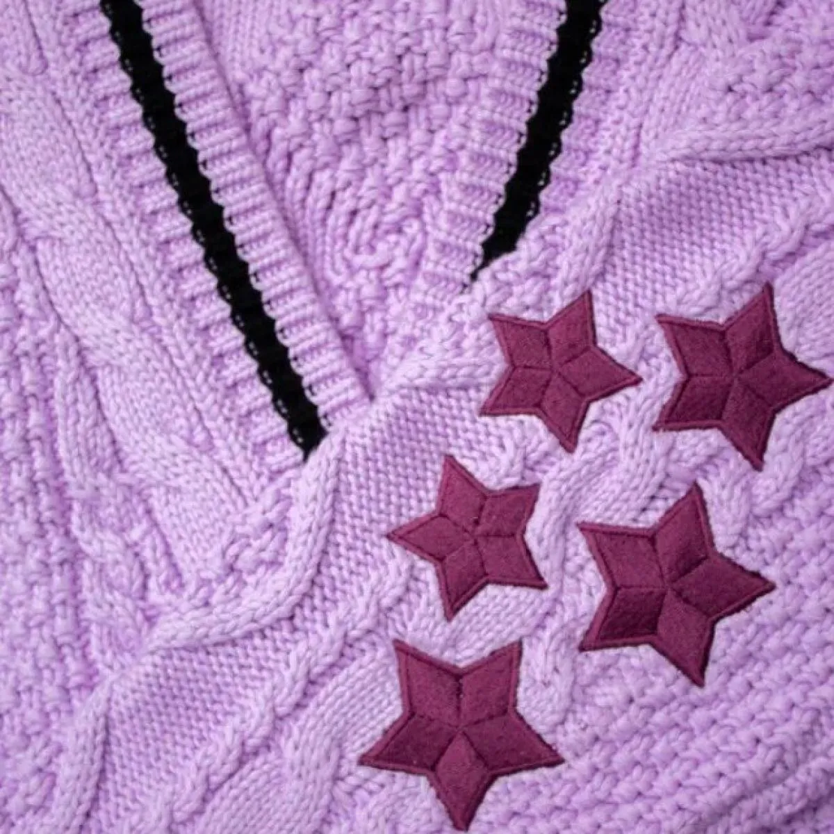 Autunno Inverno Nuovo maglione ricamato a mano Donna Fashion Design Star Pattern Cardigan a maniche lunghe Maglioni lavorati a m