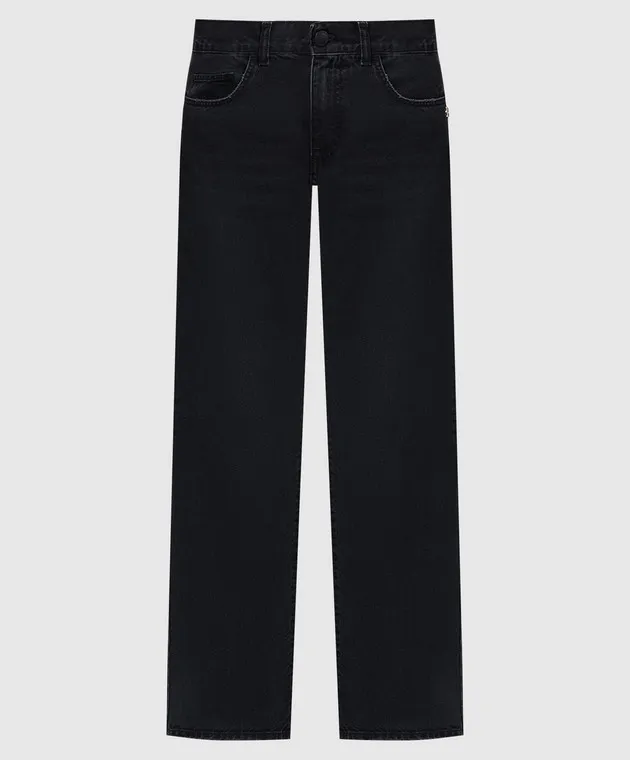 Ballantyne Jeans neri con logo metallico BLT170UCTYY