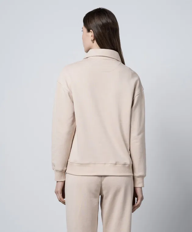 Ballantyne Polo beige con logo BLW151UCT96