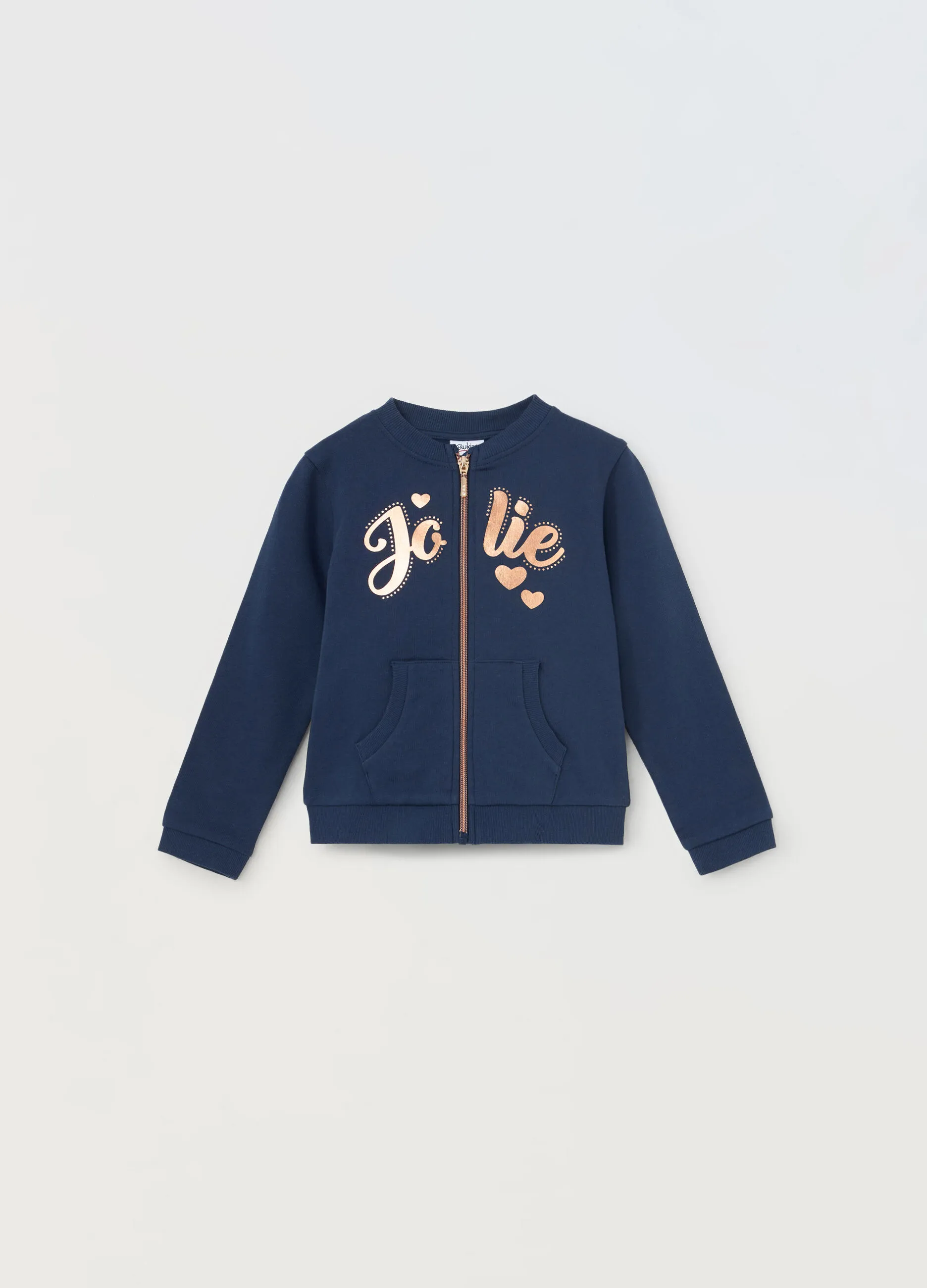 BLUKIDS  Felpa in puro cotone bambina