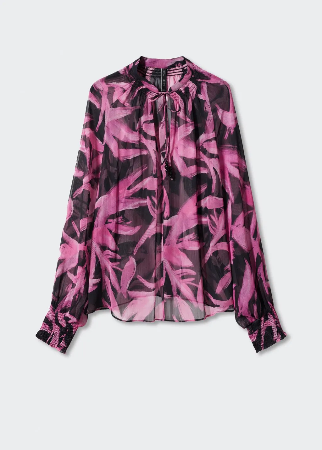 Blusa chiffon stampata