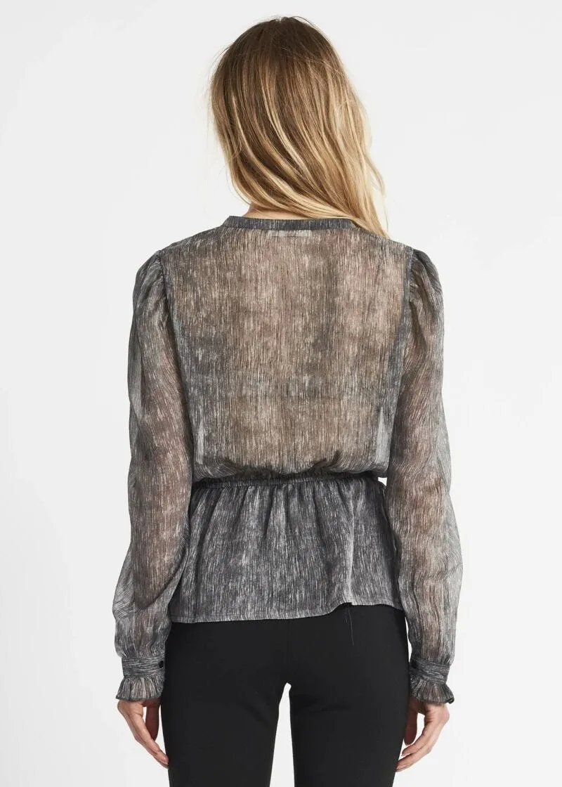 Blusa con rouches