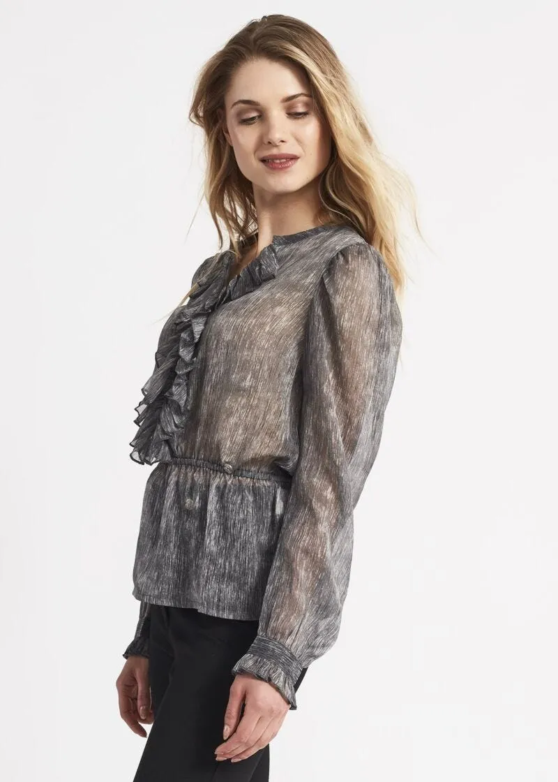 Blusa con rouches