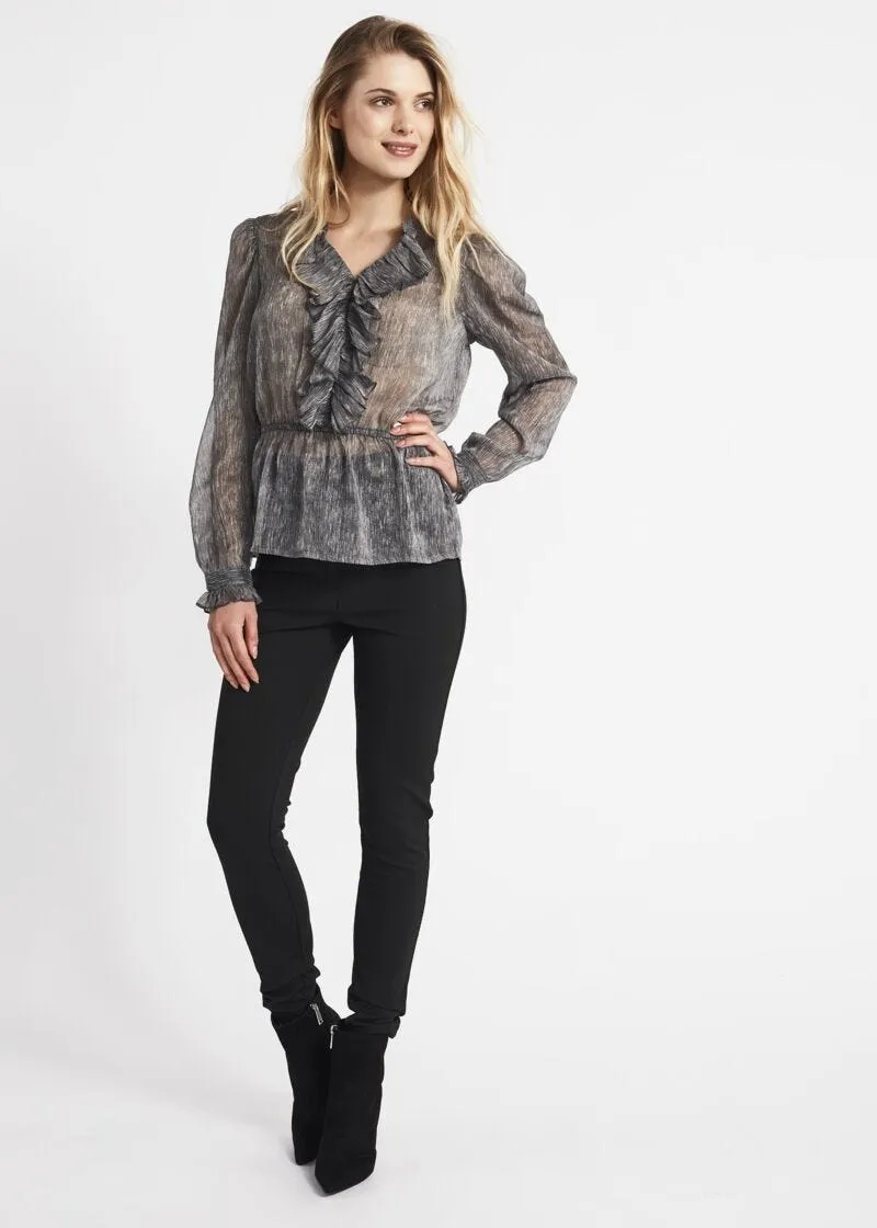 Blusa con rouches