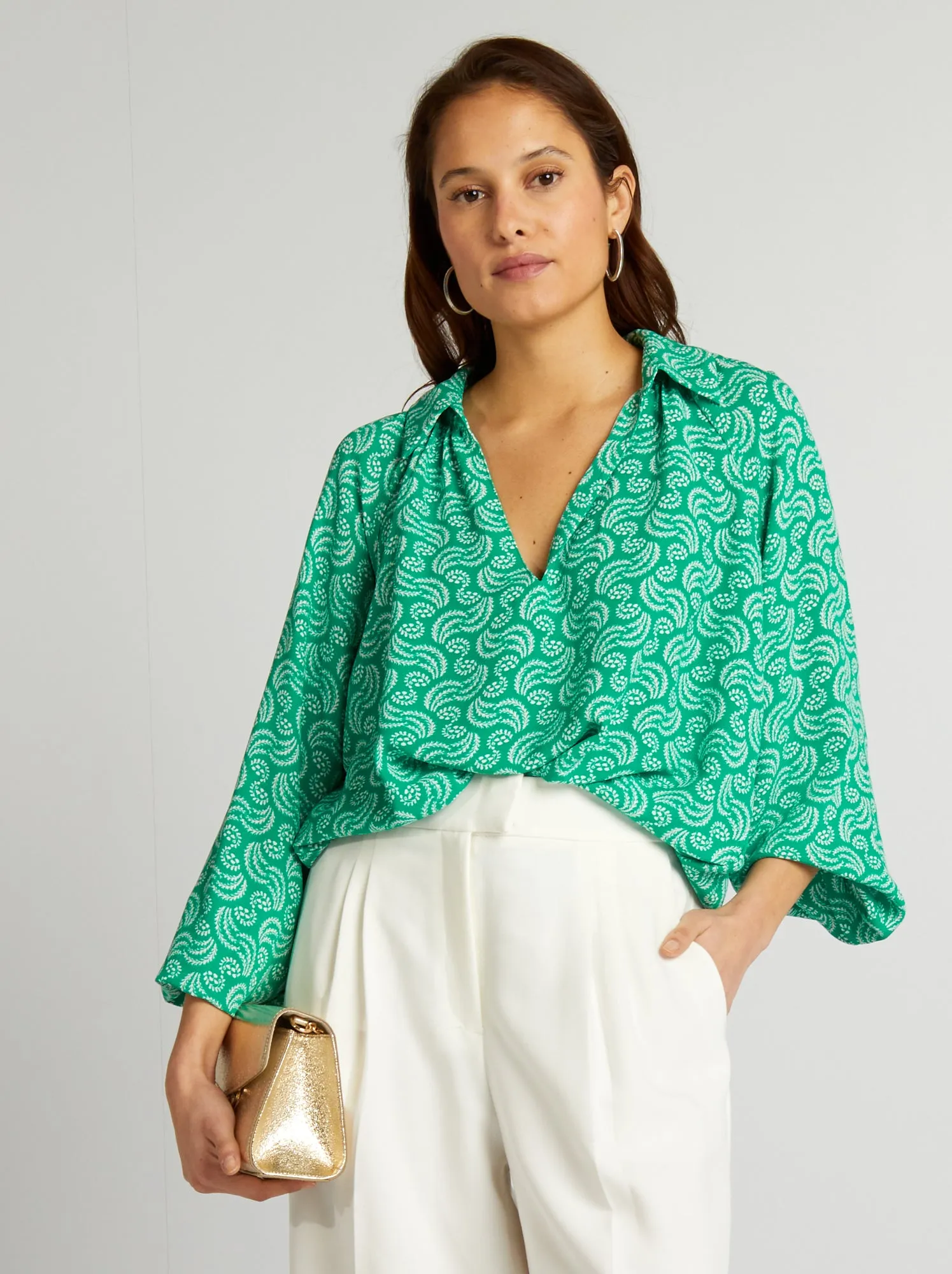 Blusa fantasia - VERDE