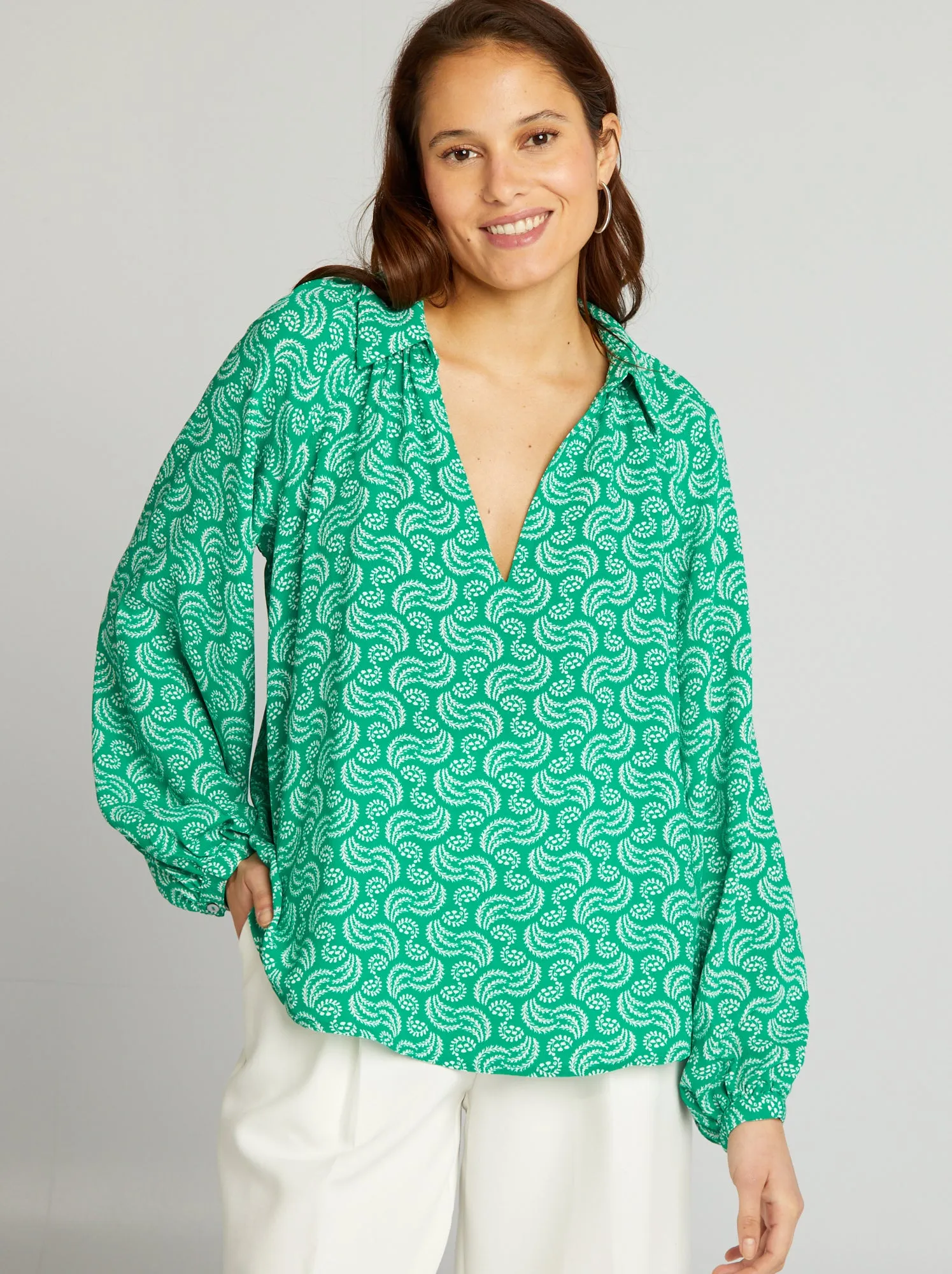 Blusa fantasia - VERDE