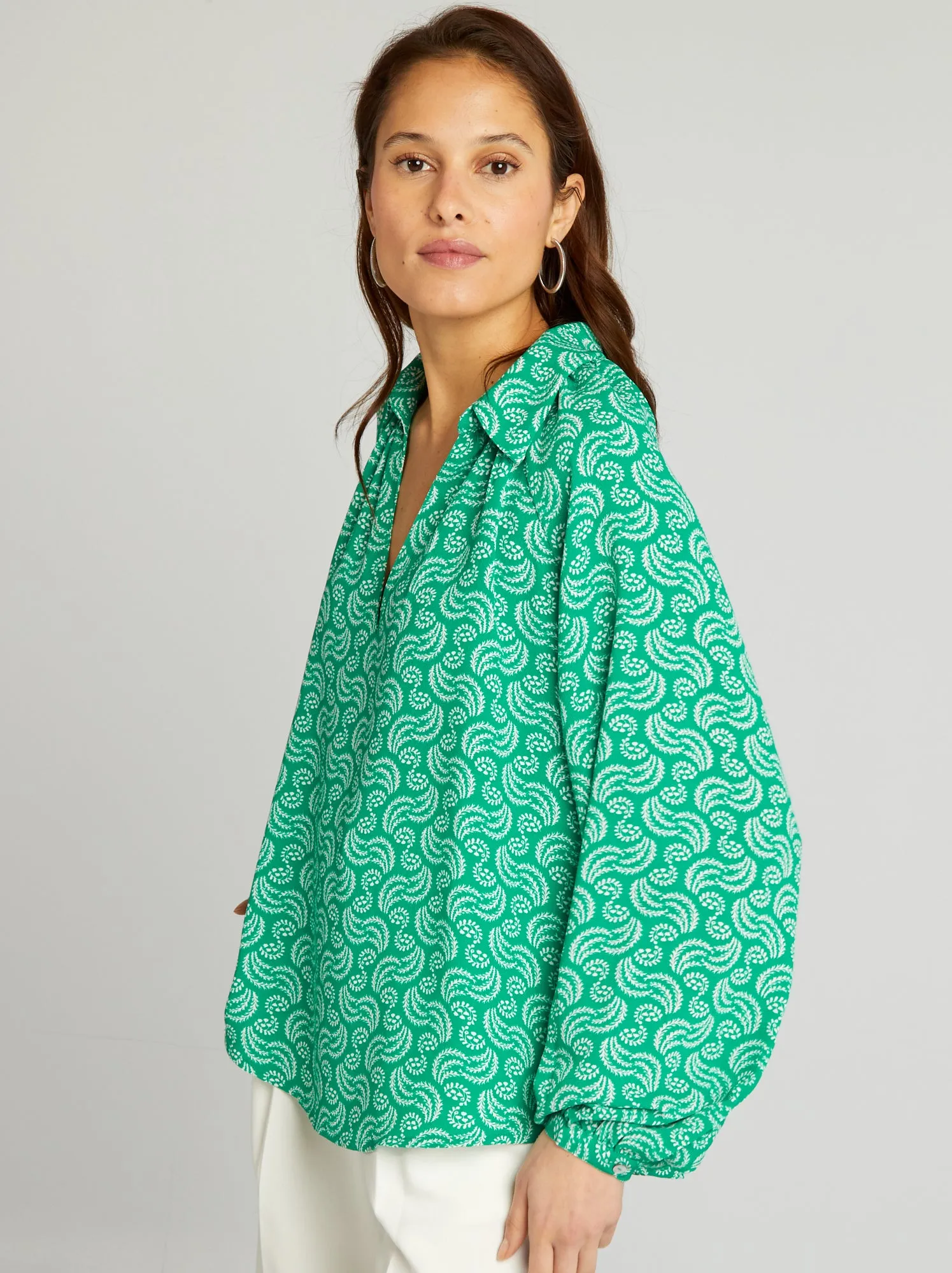Blusa fantasia - VERDE