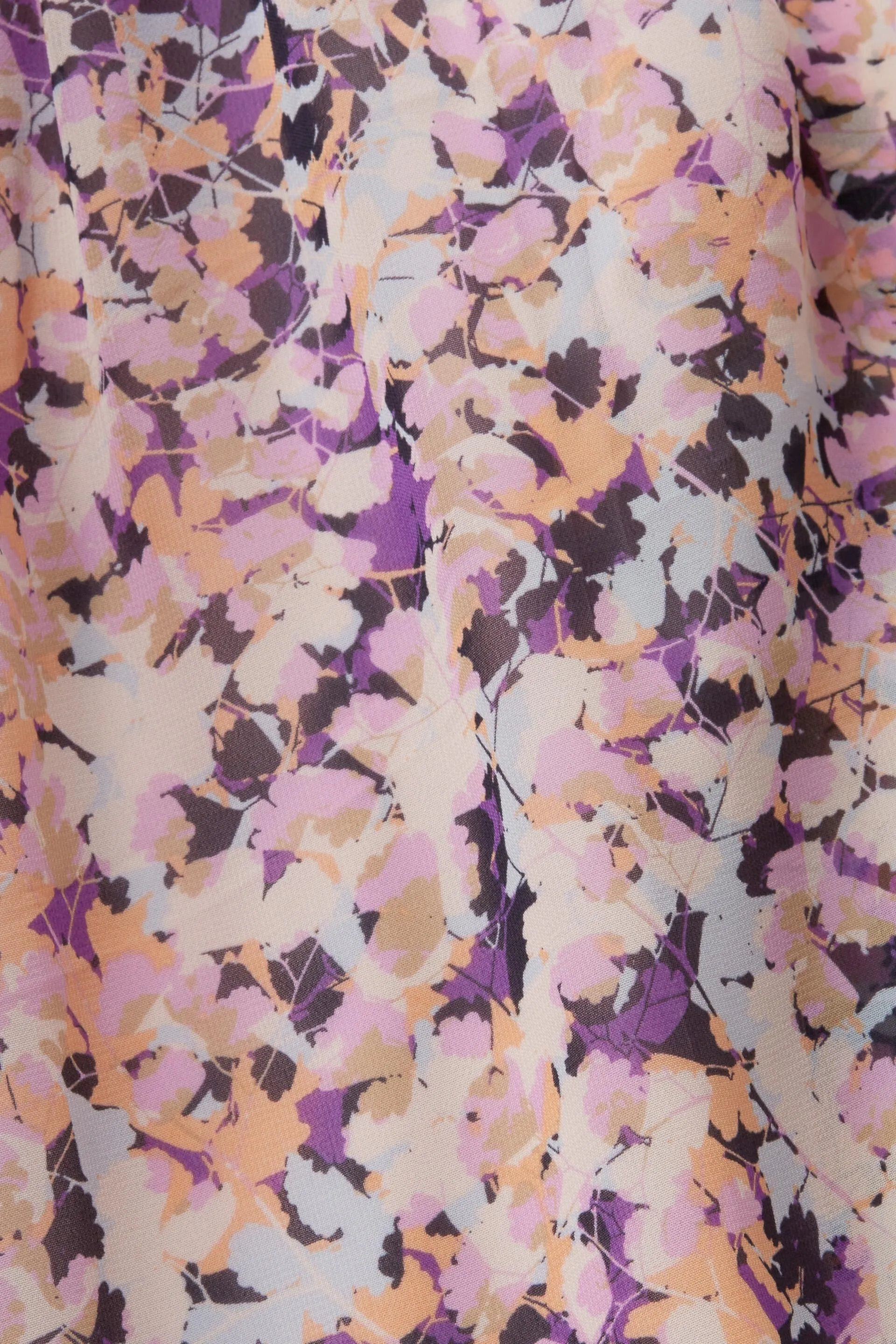 Blusa in chiffon con motivo