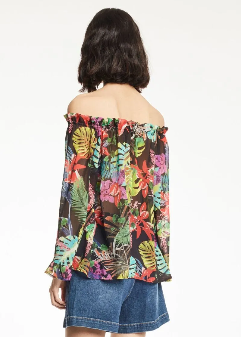 Blusa in chiffon