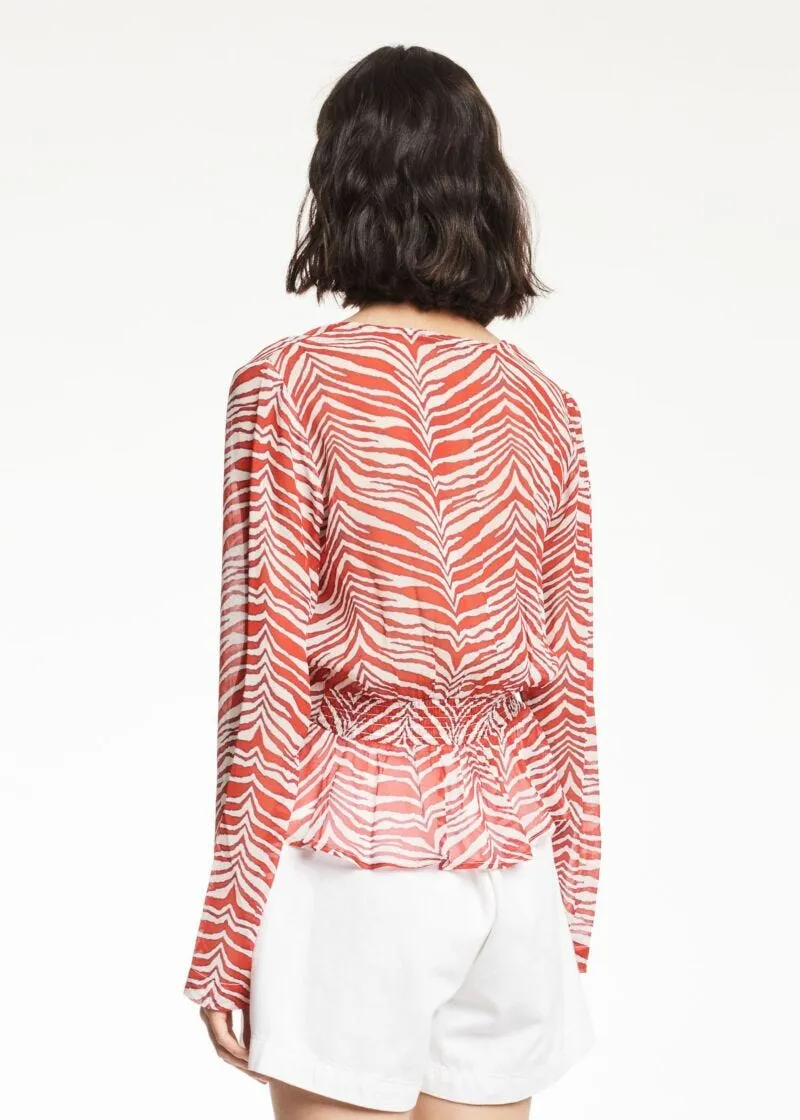 Blusa in georgette