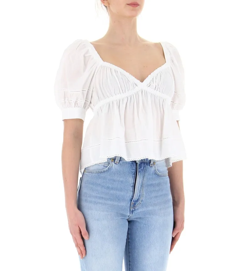 Blusa in popeline