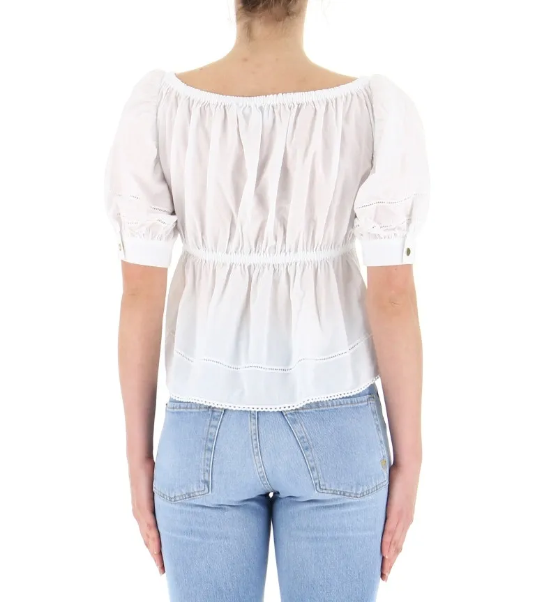 Blusa in popeline