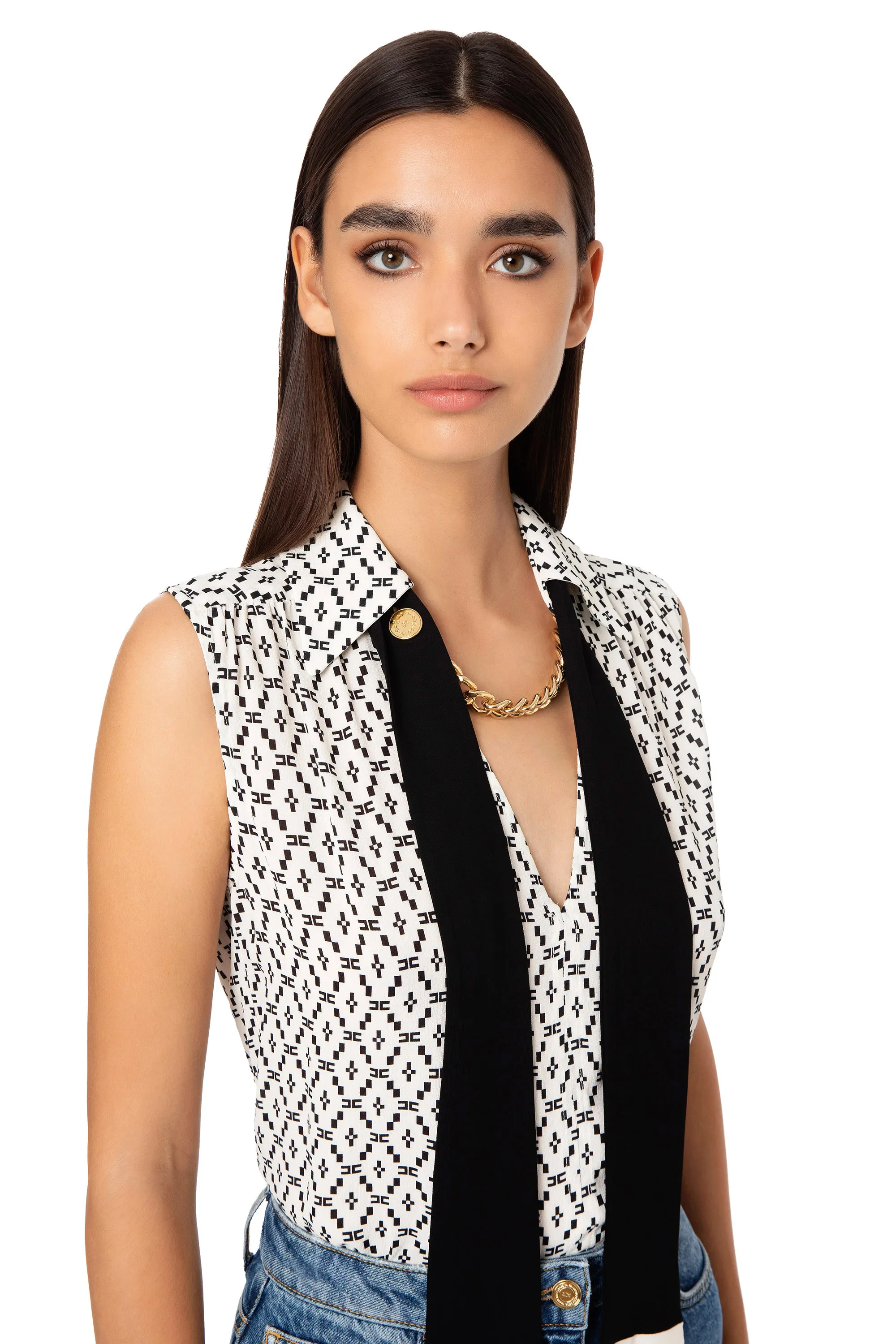 Blusa smanicata