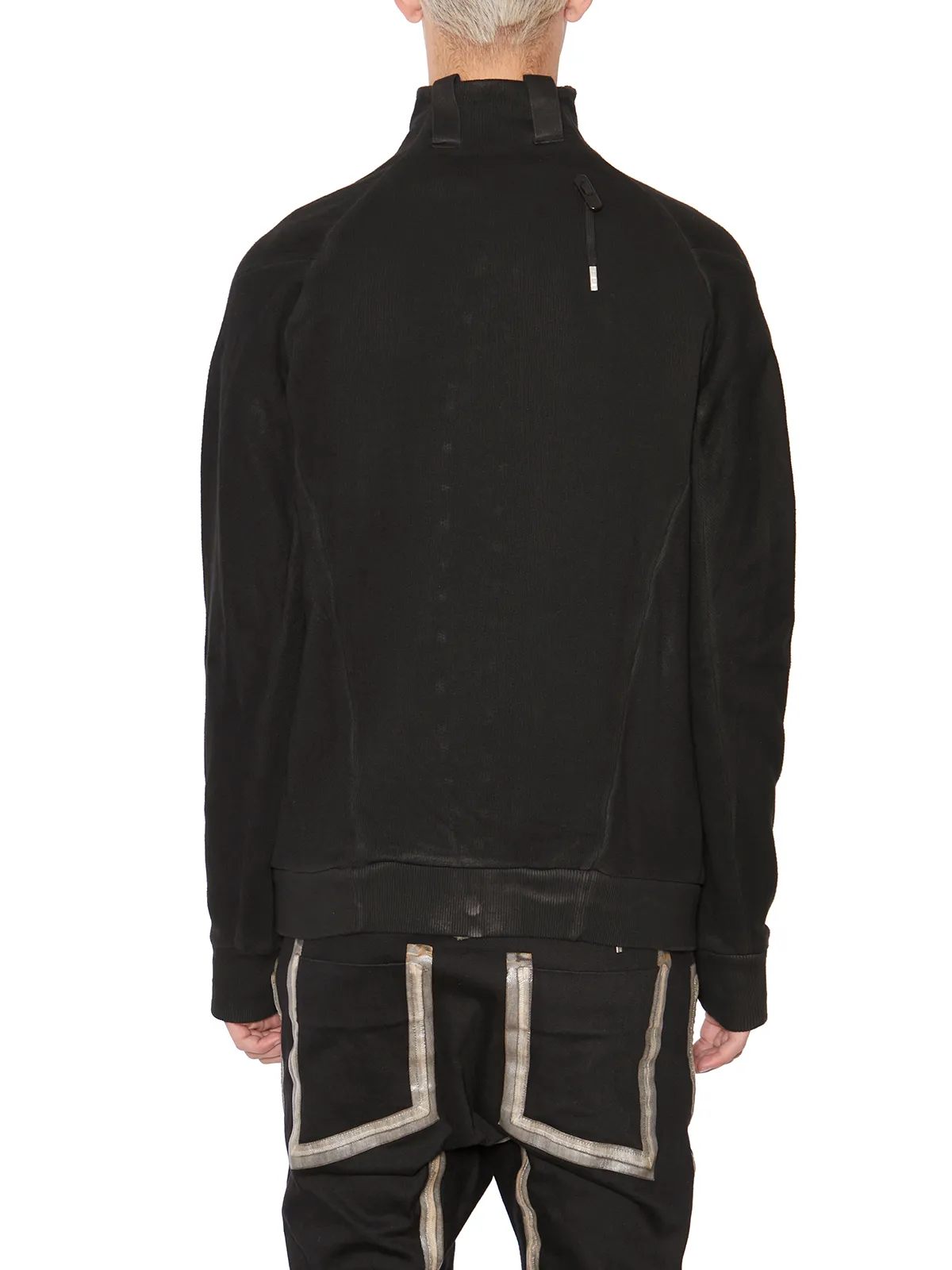BORIS BIDJAN SABERI  FELPA IN COTONE CON ZIP 