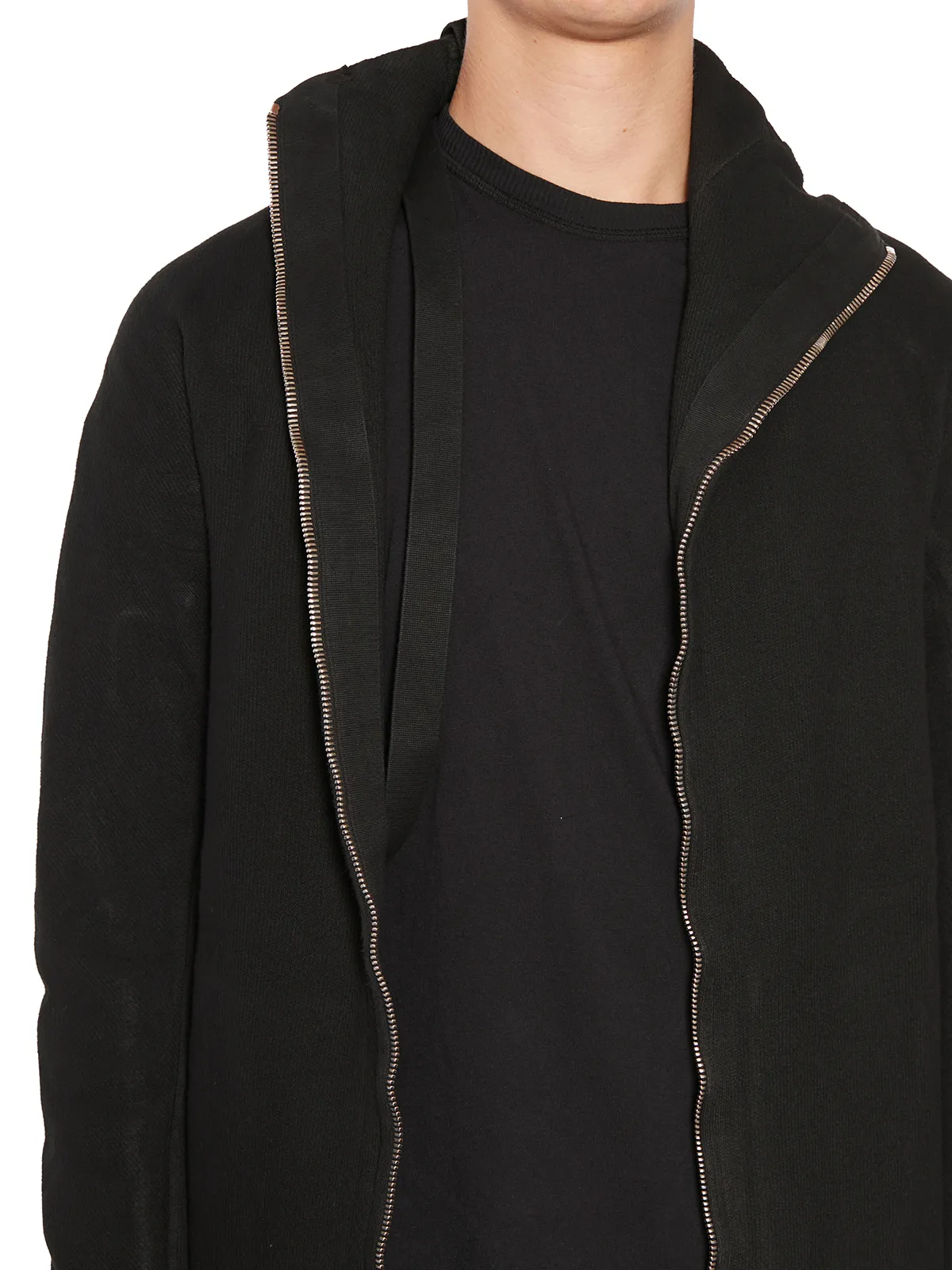 BORIS BIDJAN SABERI  FELPA IN COTONE CON ZIP 