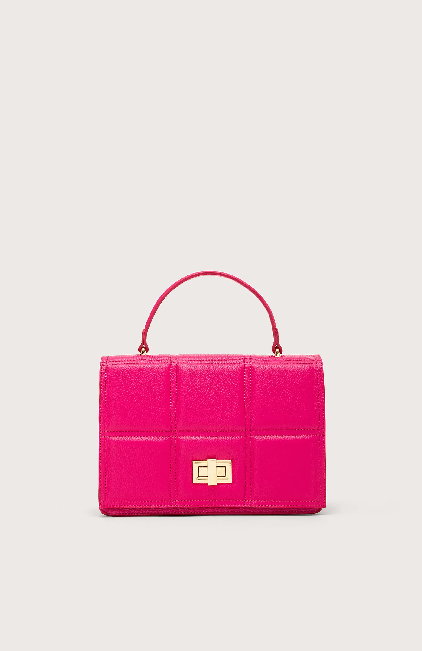 Borsa trapuntata con fibbia