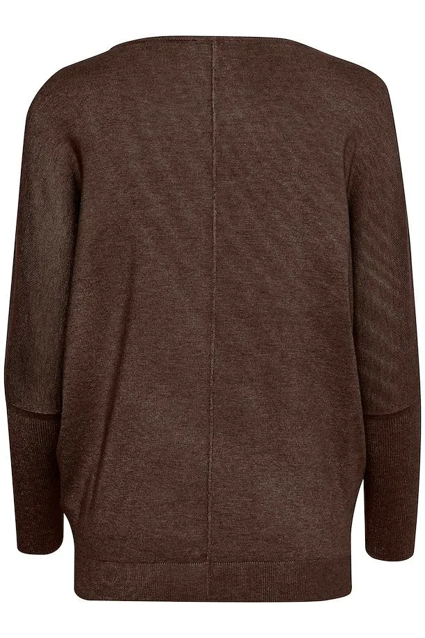 b.young Pullover Bypimba Bat Jumper 20806434 java melange