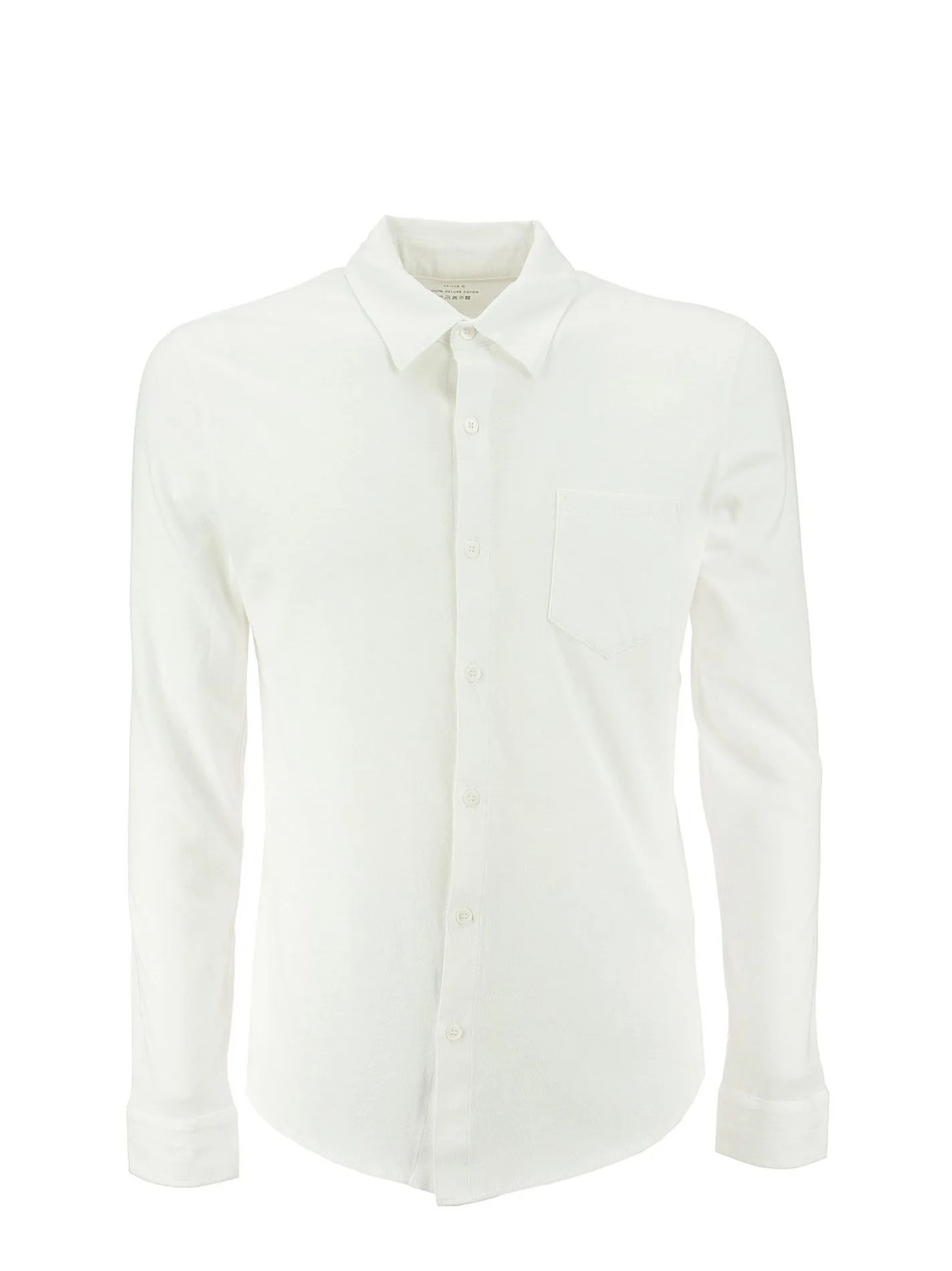 Camicia a manica lunga in cotone deluxe