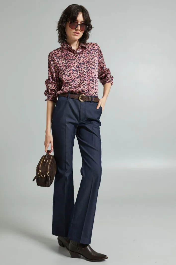 Camicia con stampa all over