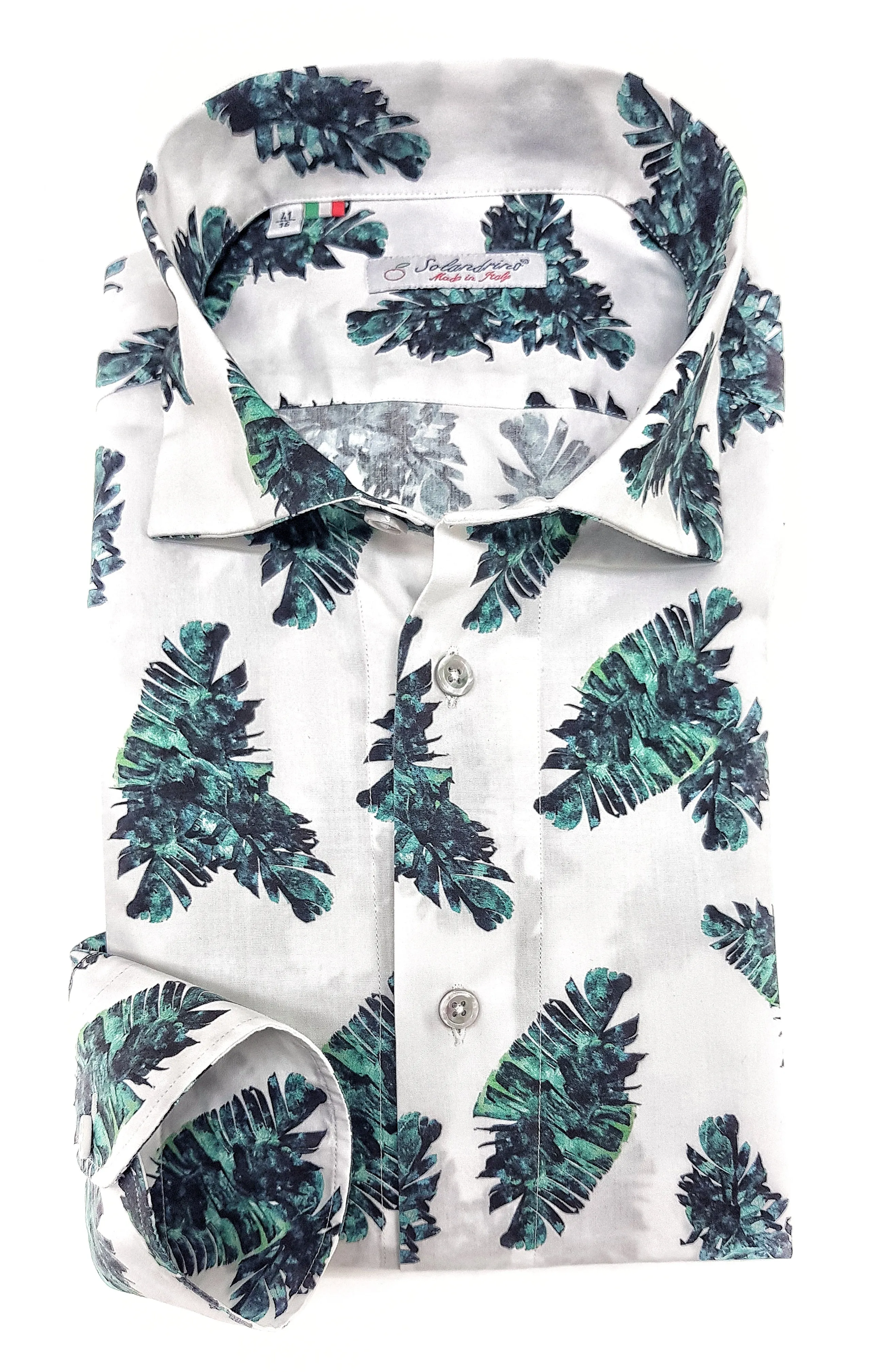 Camicia hawaii Fashion cotone fantasia cotone made in italy