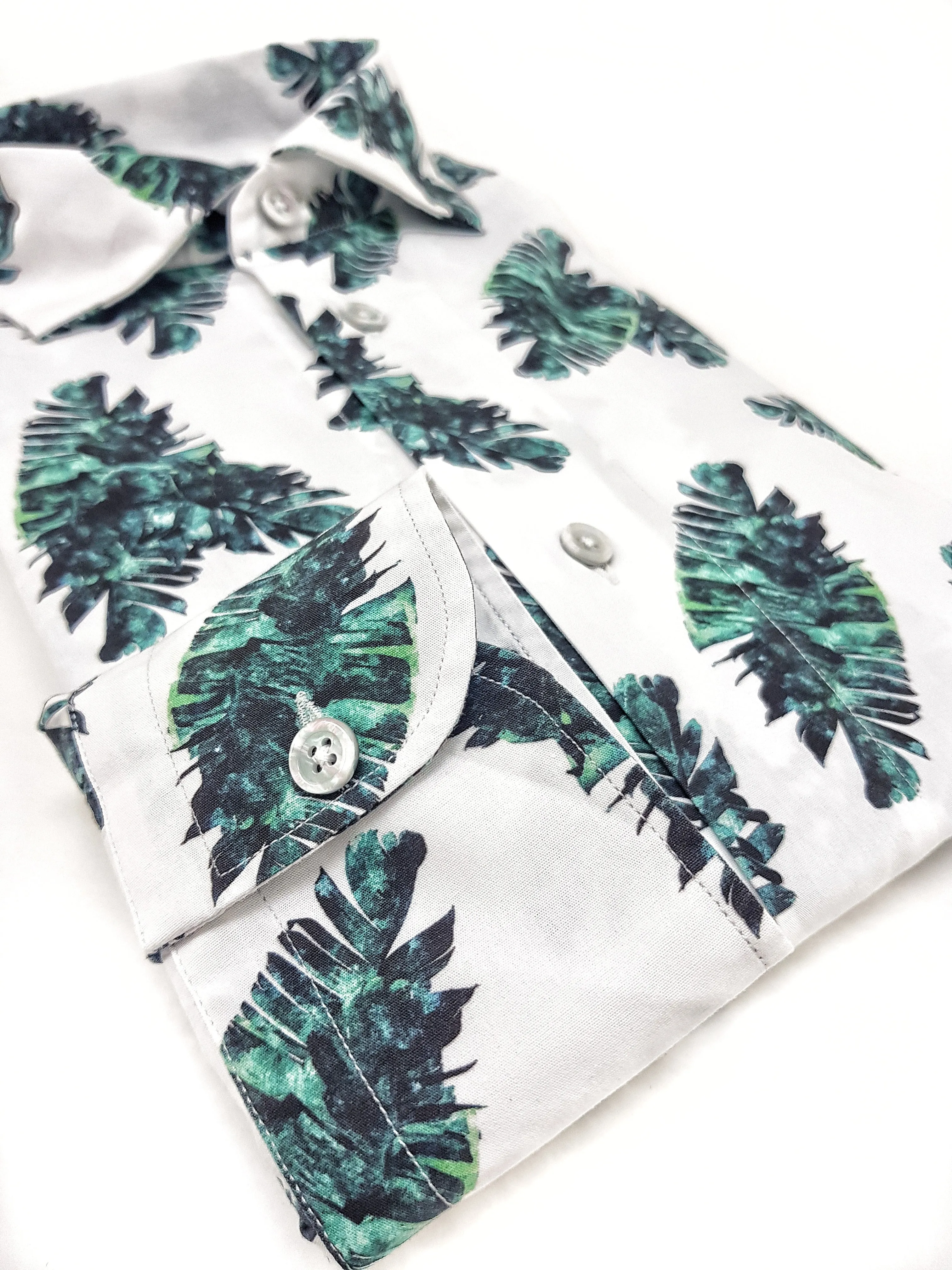Camicia hawaii Fashion cotone fantasia cotone made in italy