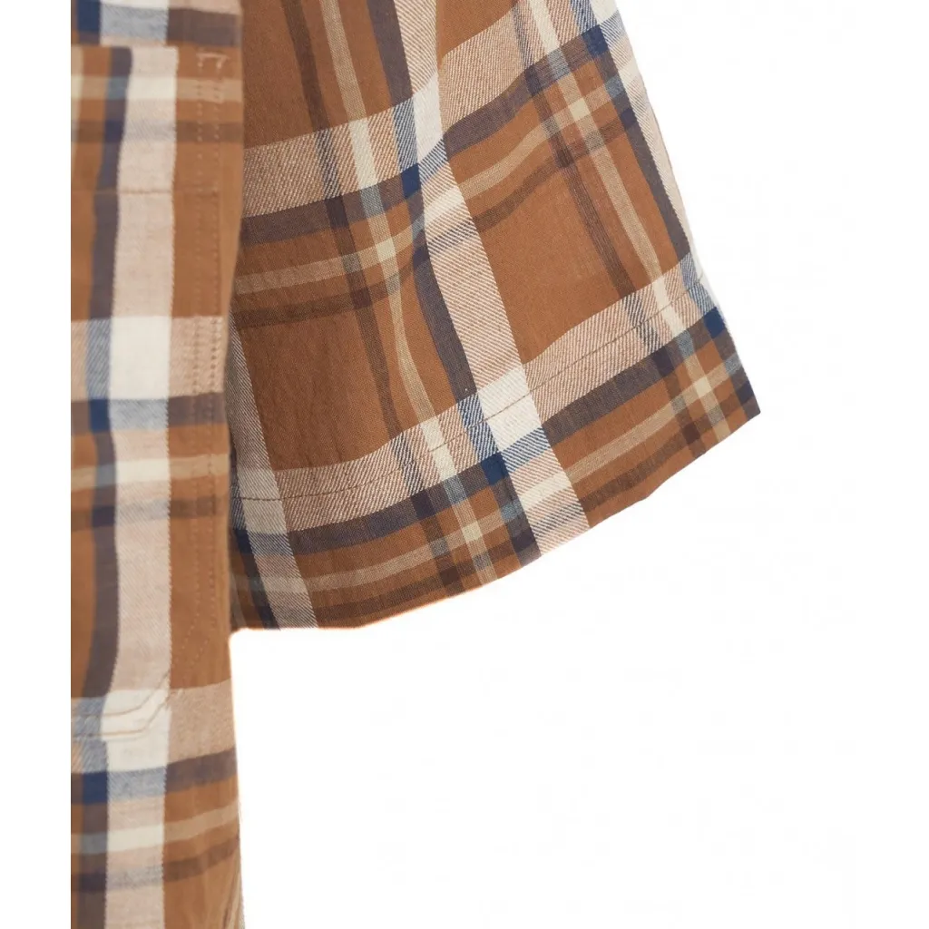 Camicia lumberjack marrone