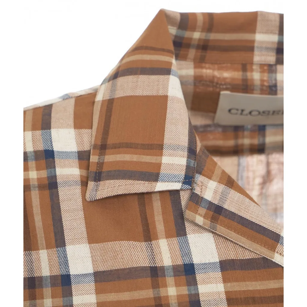 Camicia lumberjack marrone