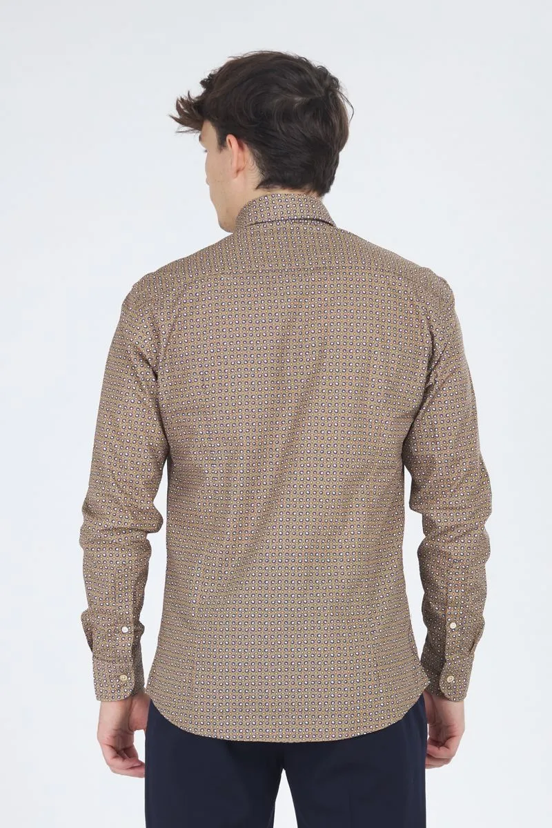 Camicia Uomo Tortora
