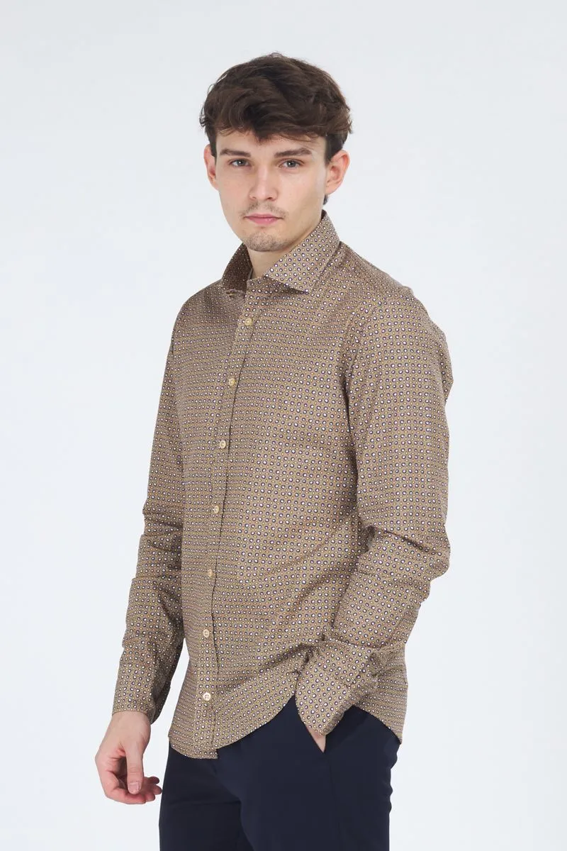 Camicia Uomo Tortora