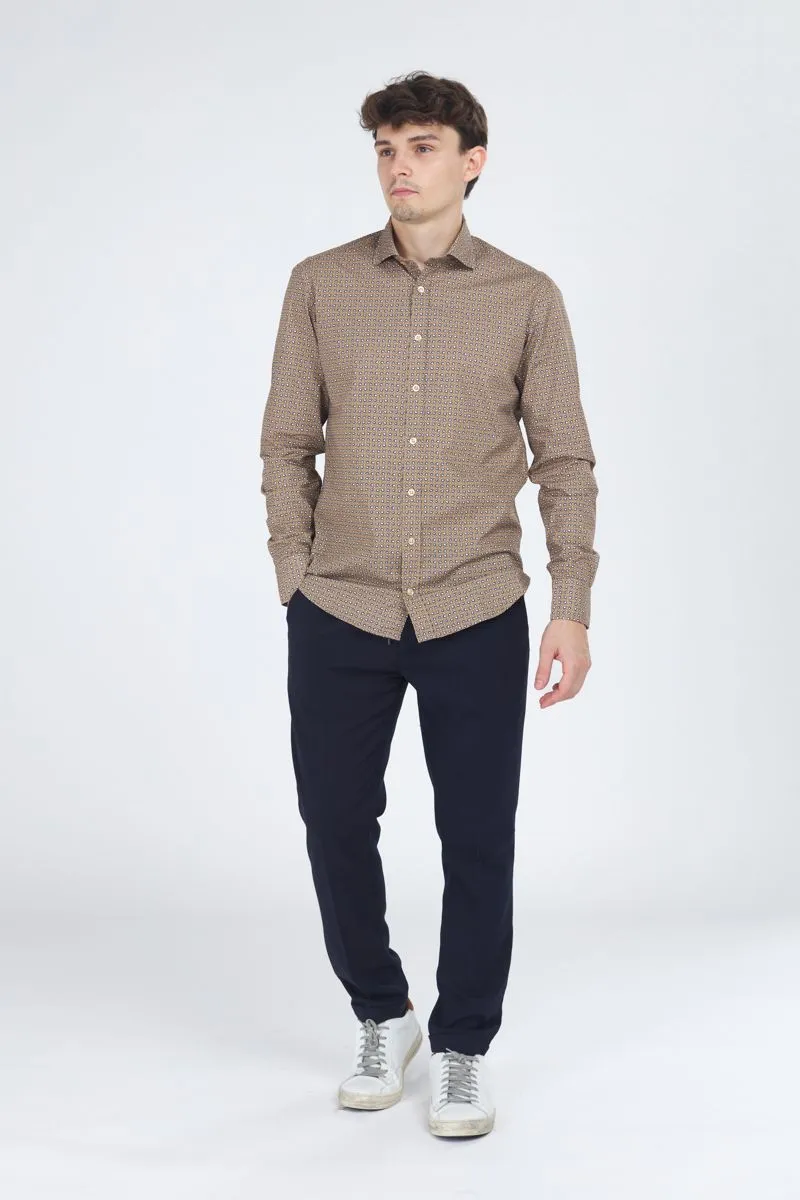 Camicia Uomo Tortora
