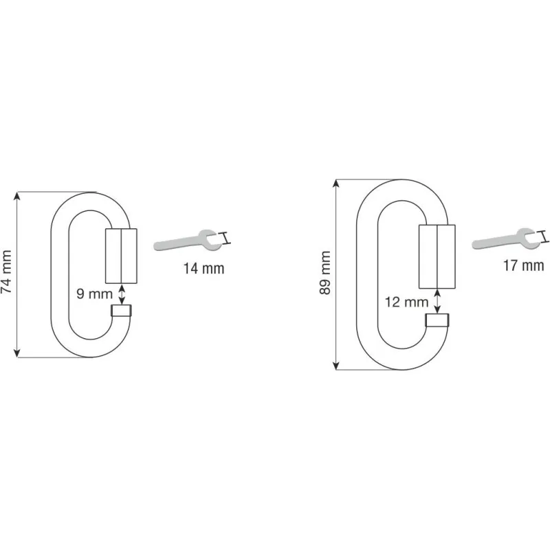 Camp Oval Quick Link 8 mm