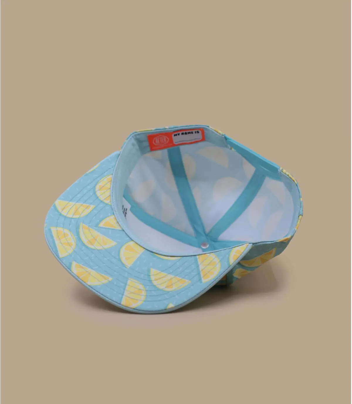 Cappello da baseball bambino blu stampa limone  Cappellini Kid Baseball Lemon     