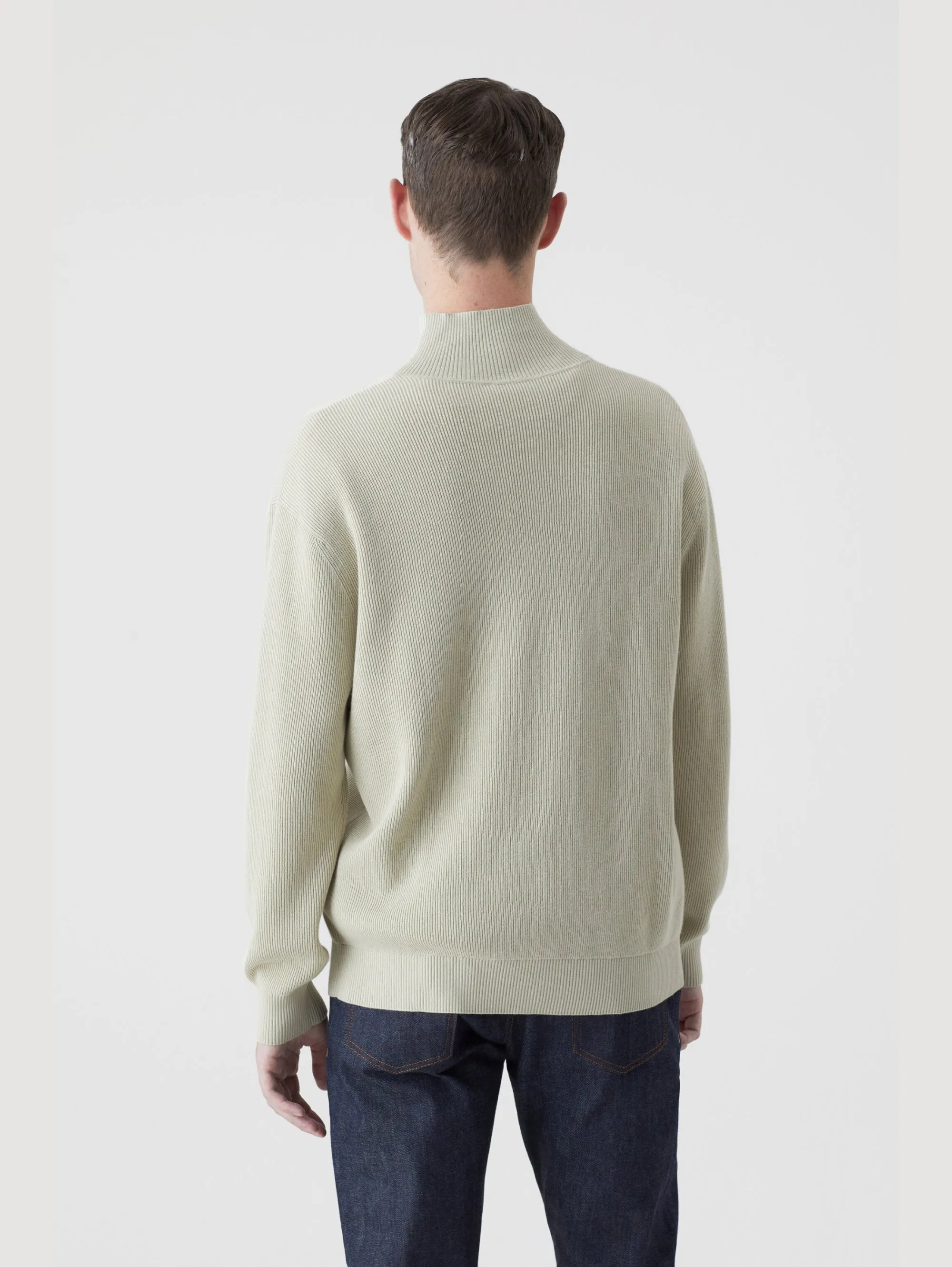 Cardigan a Coste Beige