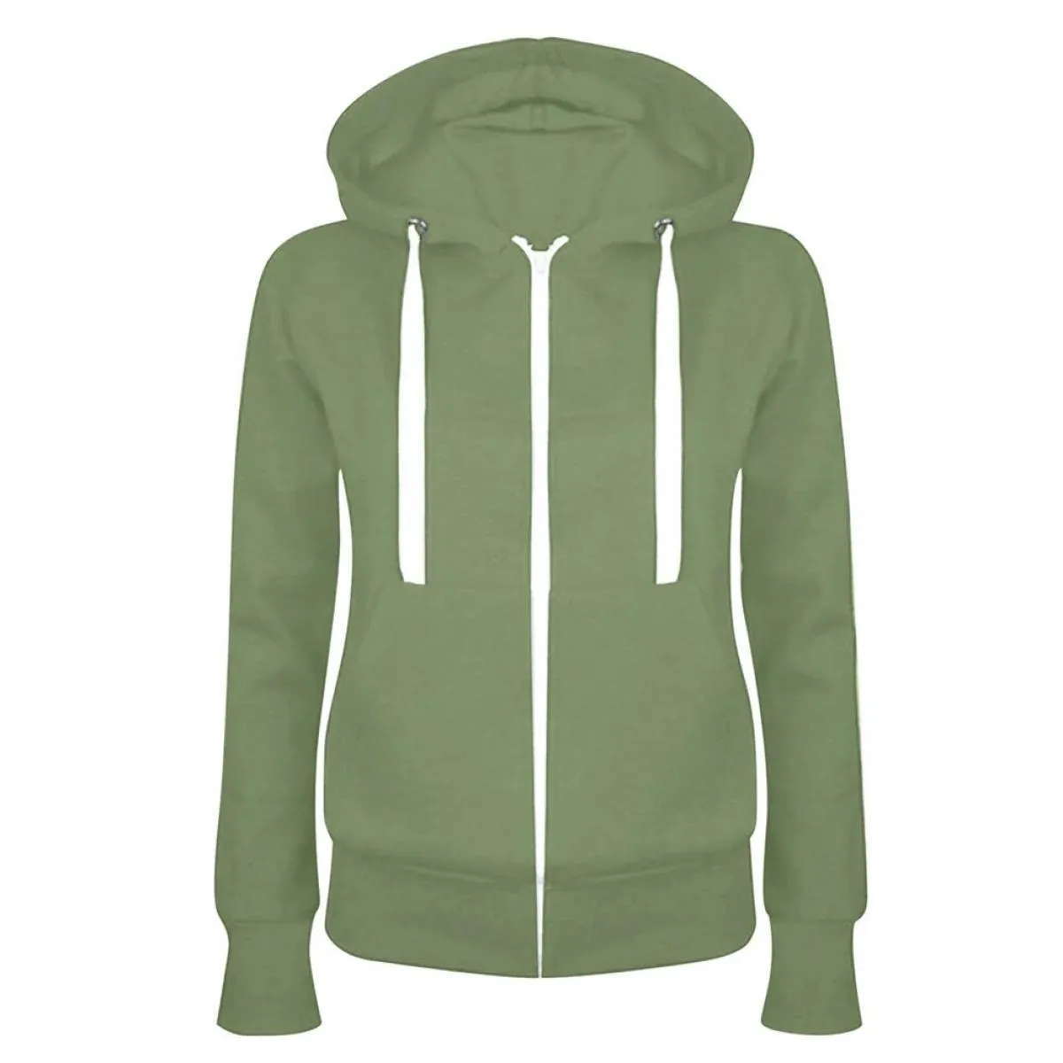 Cardigan giacca maglione casual da donna manica lunga più tasca con cerniera e cappuccio per abbigliamento da donna 2023 autunno