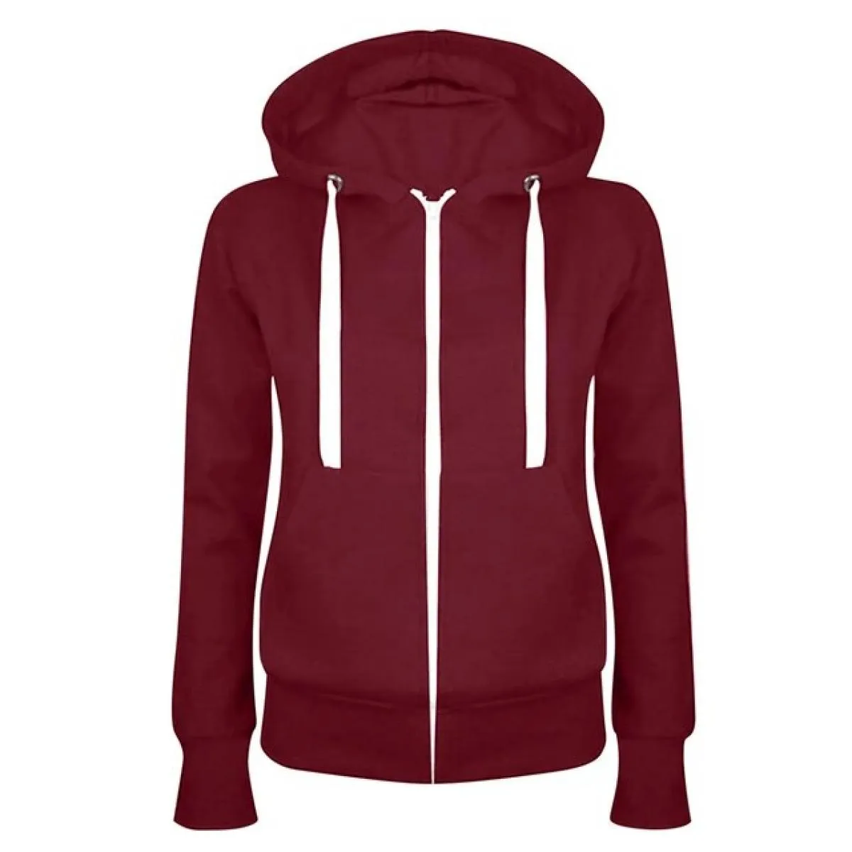 Cardigan giacca maglione casual da donna manica lunga più tasca con cerniera e cappuccio per abbigliamento da donna 2023 autunno