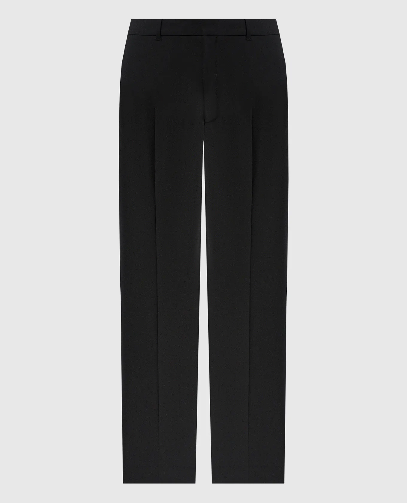 Casablanca Pantaloni neri con lana MPF24TR10203